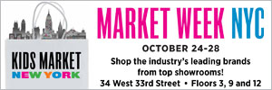 Kids Market New York - Market Week NYC - October 24-28 - Shop the industry's leading brands from top showrooms! - 34 West 33rd Street Floors 3, 9 and 12