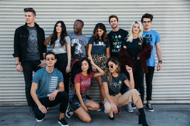 Influencers come together to make change with the exclusive T-shirt collection. 