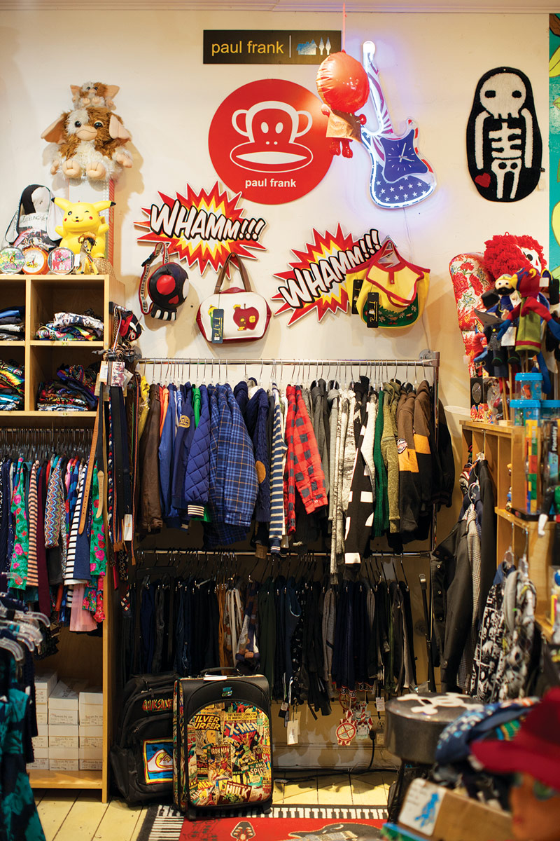 the Japanese-inspired approach Rodocy uses to merchandise the store.