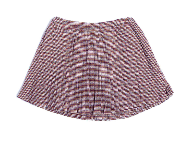 Zef pleated skirt
