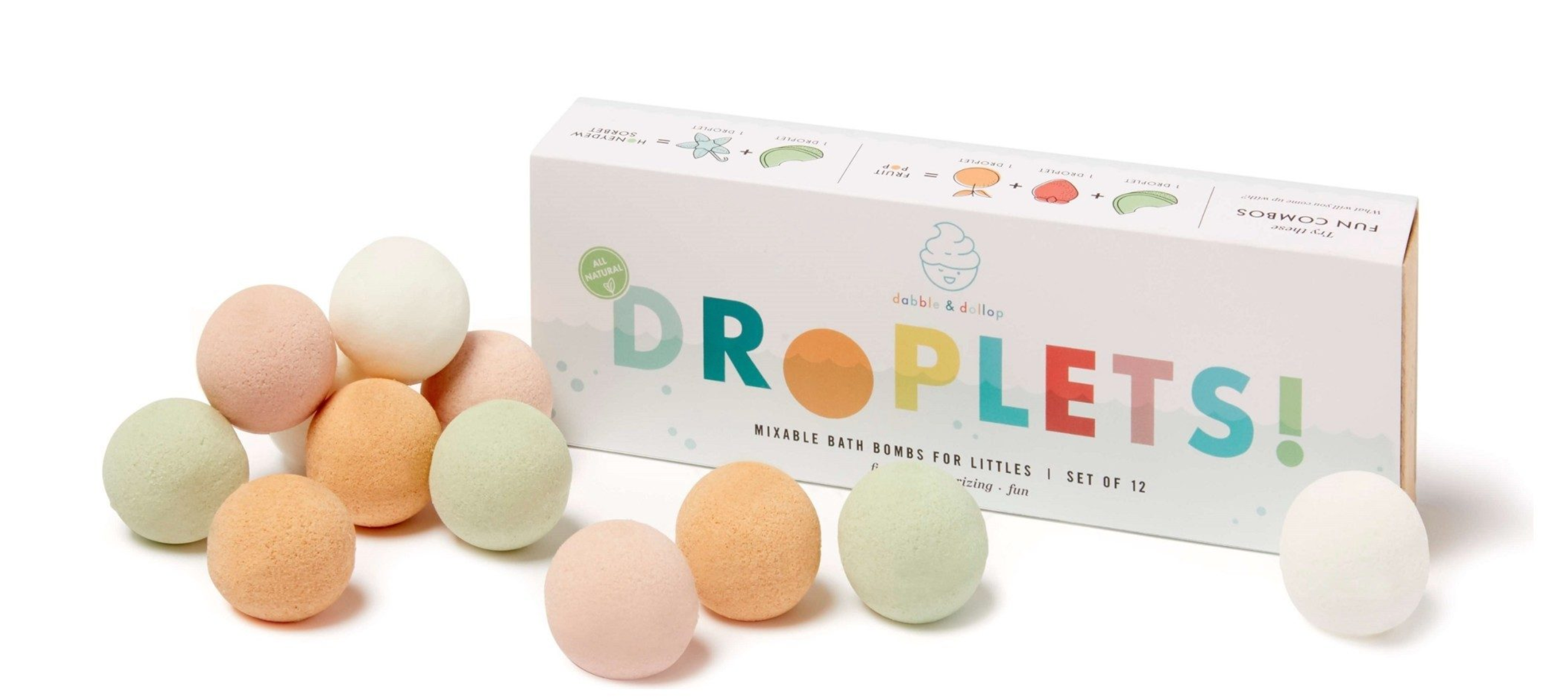 Dabble & Dollop mixable bath bombs