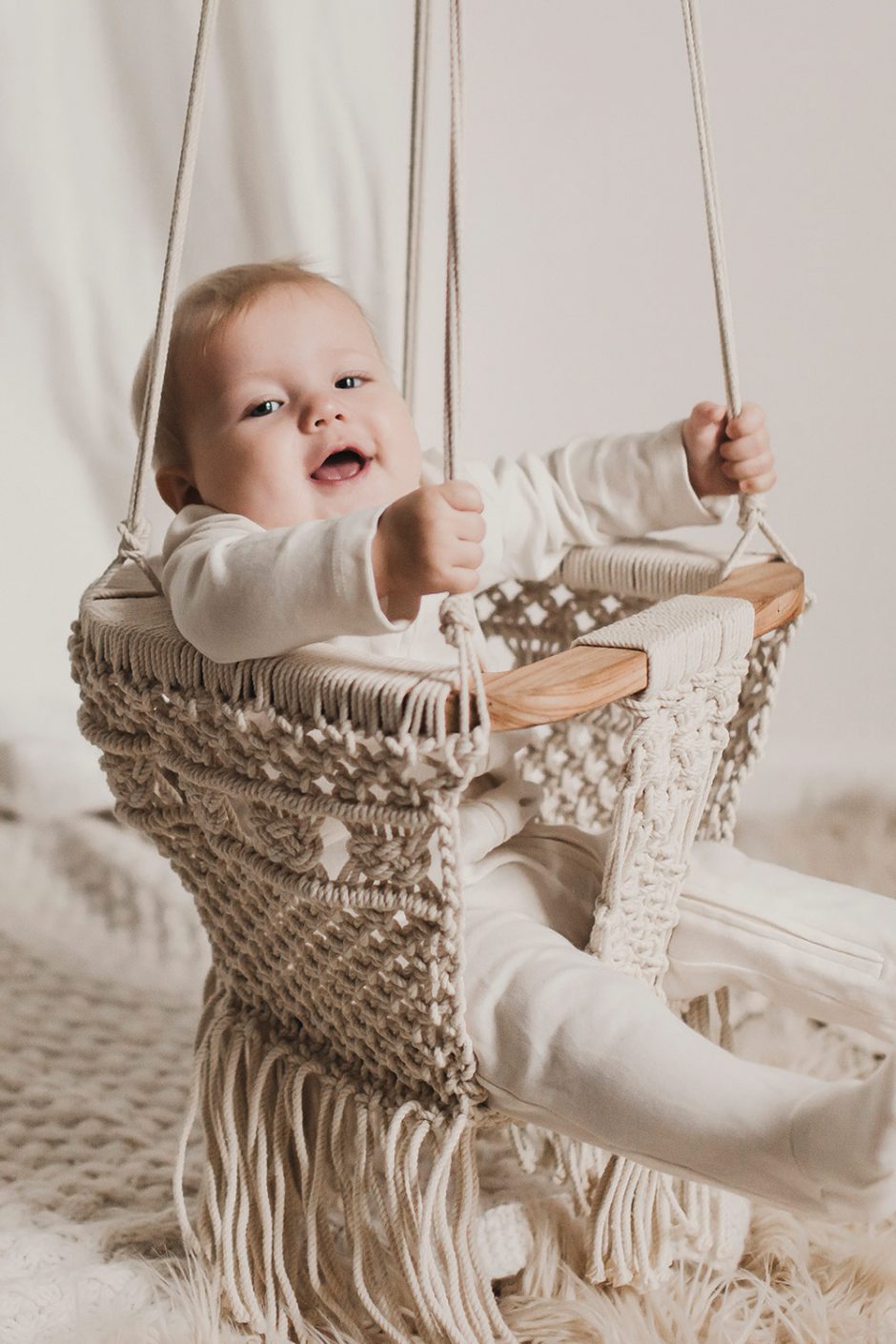Finn + Emma macramé swing