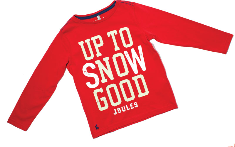 Joules glow-in-the-dark jersey top