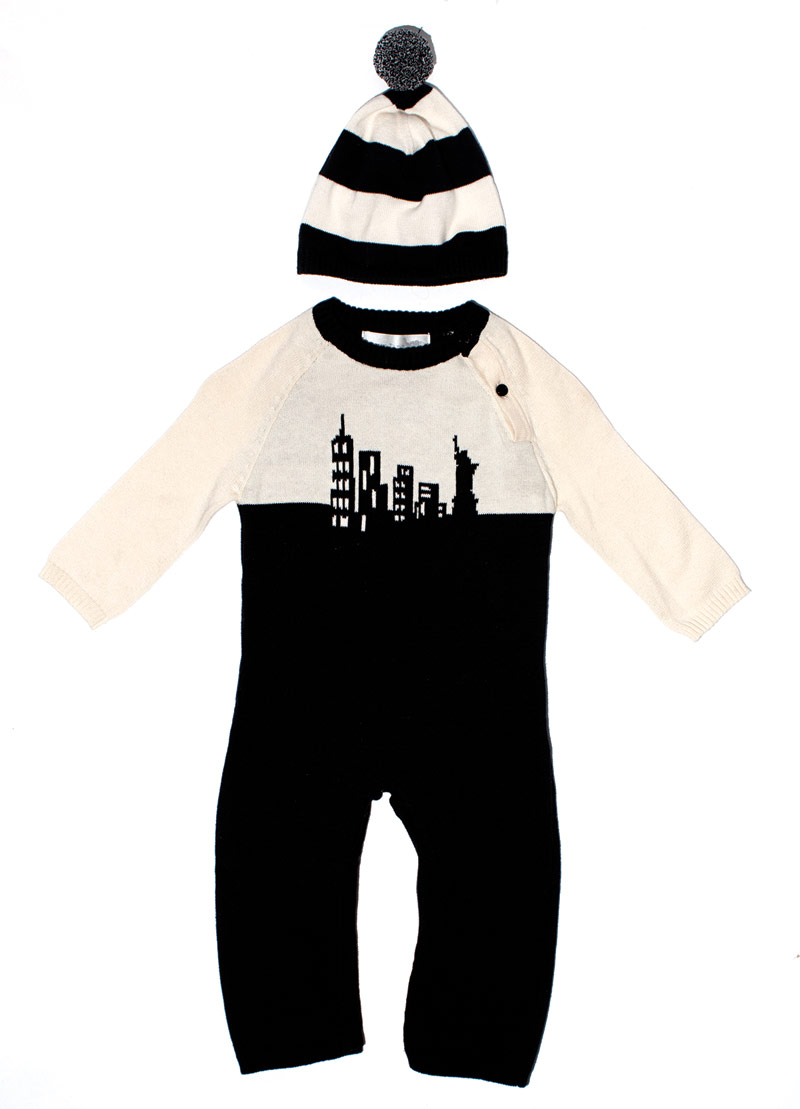 Lucky Jade skyline coverall and hat
