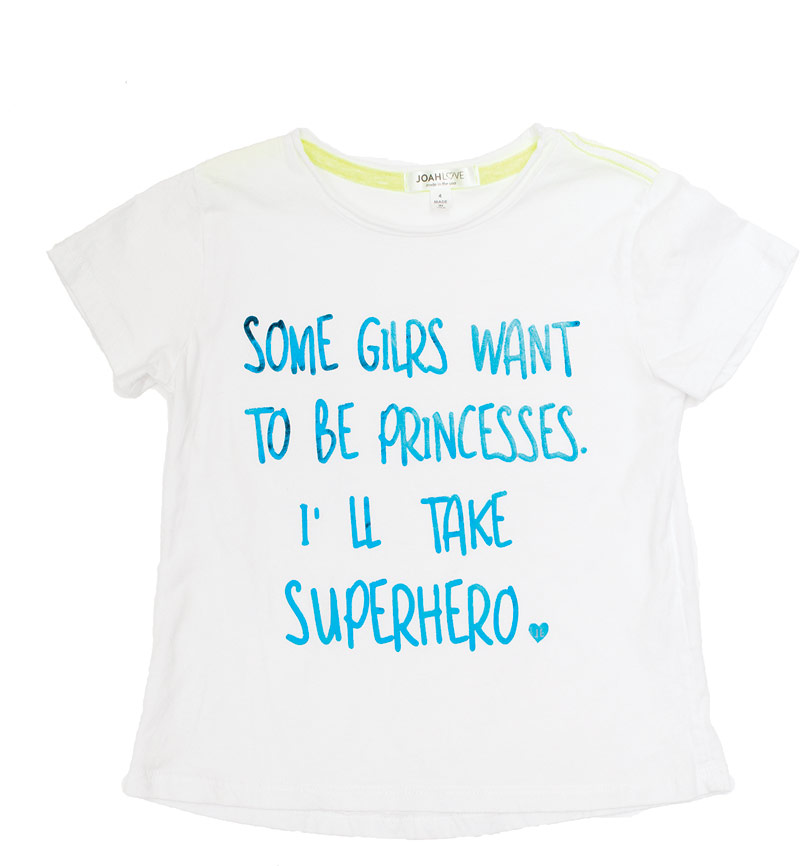 Joah Love metallic-lettered t-shirt