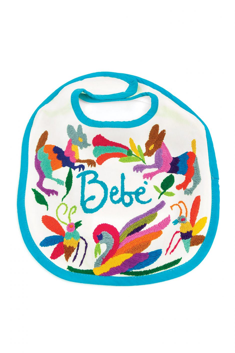 Nativa hand-embroidered artisan bib