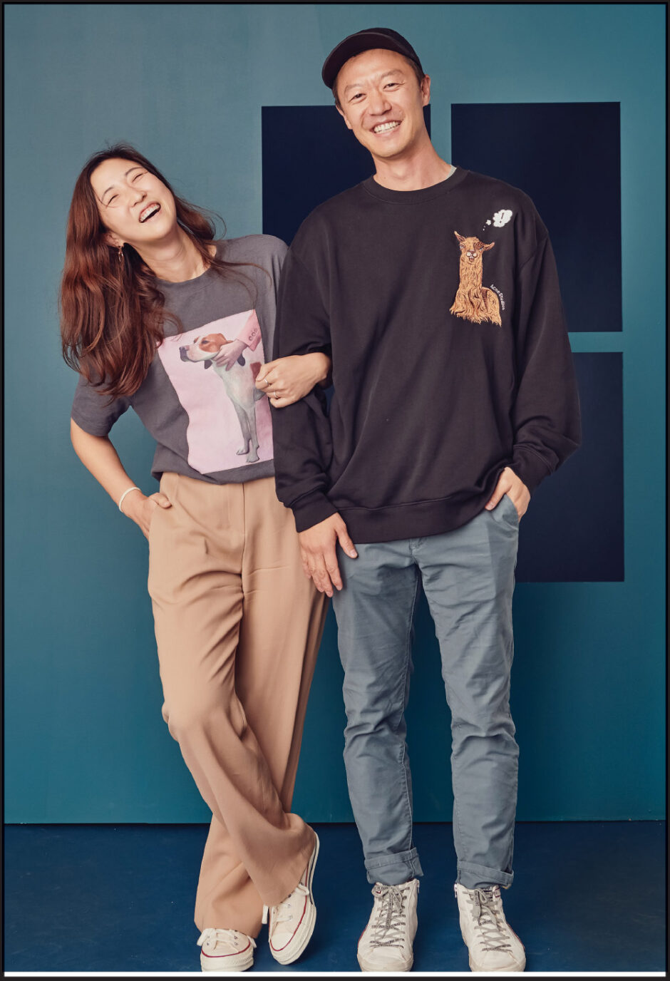 The eco-conscious duo: Chloe and Jae Kim