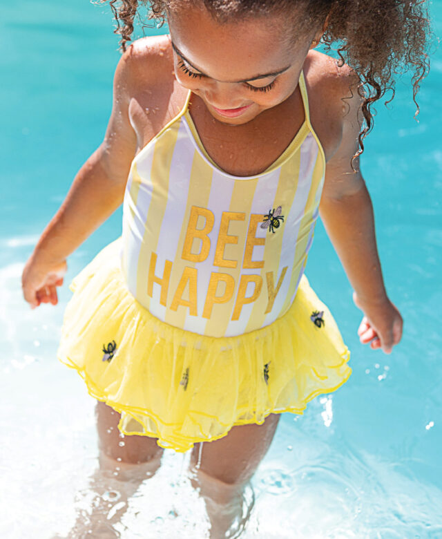 Novaa wears Shade Critters tutu one-piece.