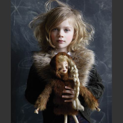 A classic fall palette and whimsical accents underscore the old-world charm of childrenswear. 