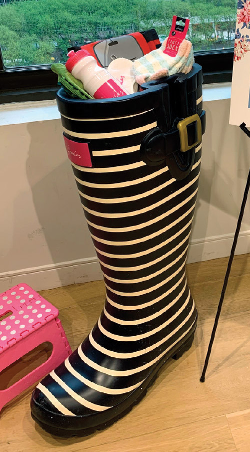 Joules deals striped wellies